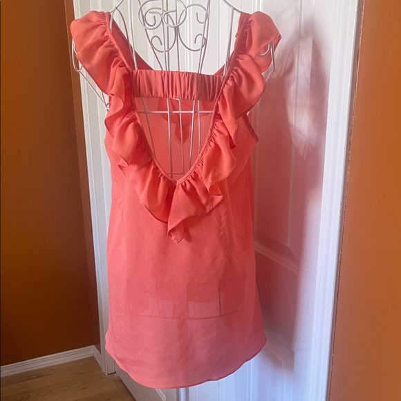 SIS SIS Coral Ruffle Blouse - Size S - Picture 3 of 12
